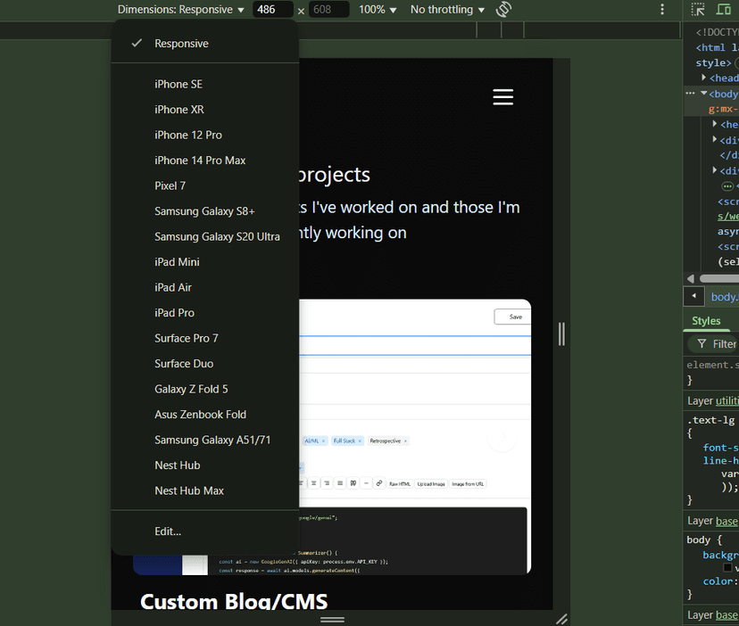 Website optimization - QA Devlog